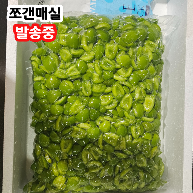 2026년 햇 하동 청매실 깨끗한 쪼갠매실 씨뺀매실 장아찌 전용 생산자 직송, 1개, 쪼갠청매실 3Kg
