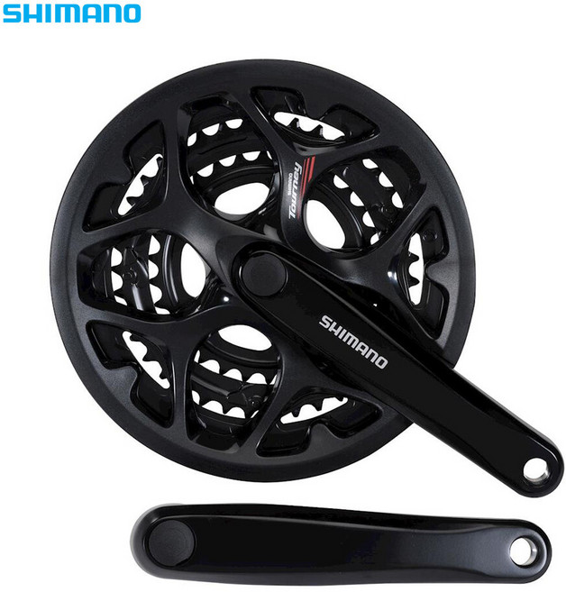 시마노 FC-A070 7단 8단 자전거 크랭크 세트, 1개