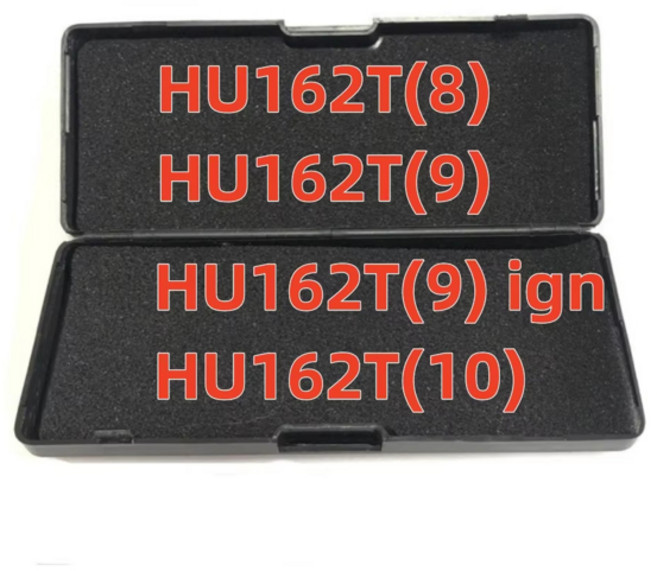 Lishi 2 in 1 HU162T (8) 9 CUT, HU162T(9) ign, 3)HU162T(9) ign, 02 HU162T(9)