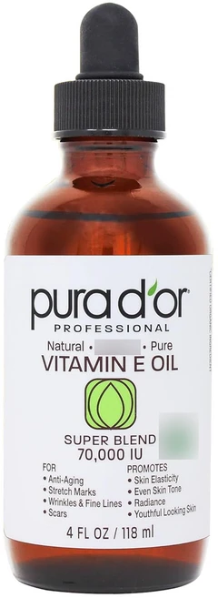 퓨라도어 내추럴 퓨어 비타민 E 오일 70000IU, 1개, 118ml - 쿠팡