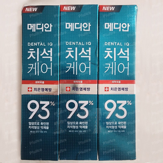 메디안 치석케어 잇몸 치약 치은염 예방, 3개