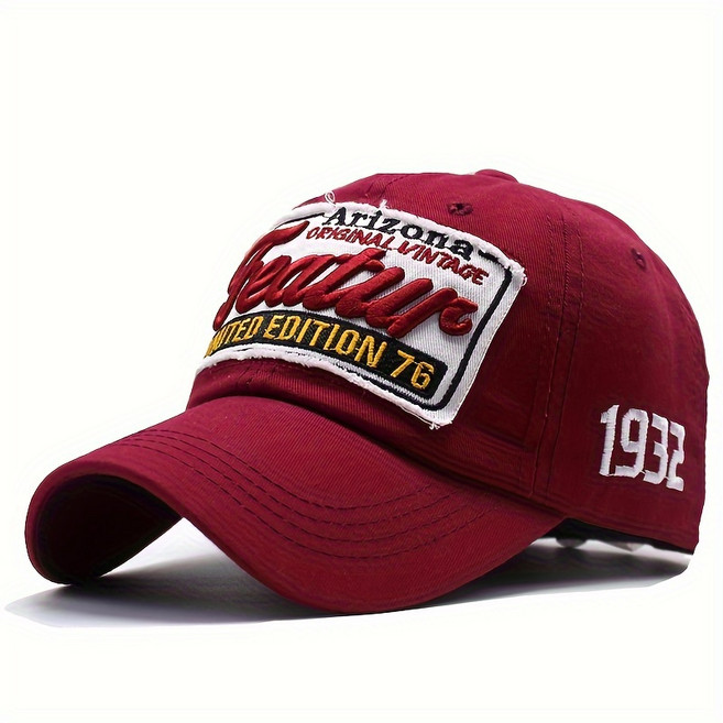 남녀공용 트렌디 캐주얼 패션 자수 야구 캡모자