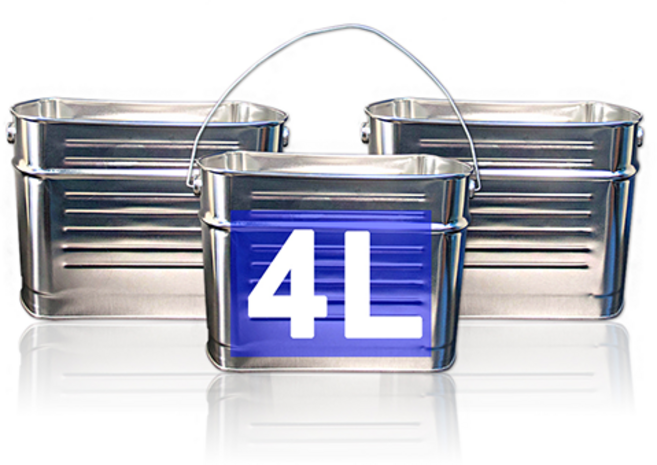 툴티비*사각 사이깡 공캔 깡통 페인트통 4리터, 1개