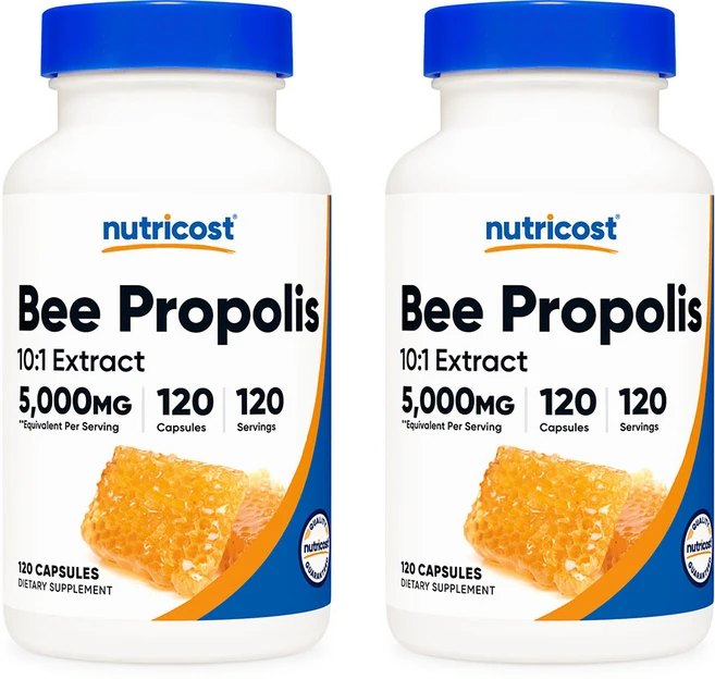 뉴트리코스트 비 프로폴리스 꿀벌 12주분, 120정, 2개 - 쿠팡