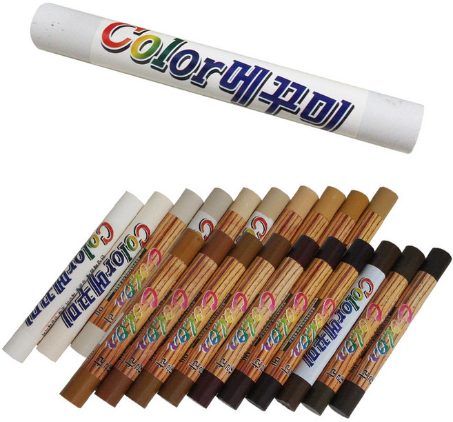 우드픽스 칼라 메꾸미 목재 크랙 강화마루 찍힘 가구 흠집 보수, 칼라메꾸미 C-555