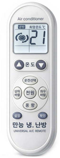 호환 PQ08DDWAN 사용 이동식 에어컨 만능 리모컨 냉난방 1028302