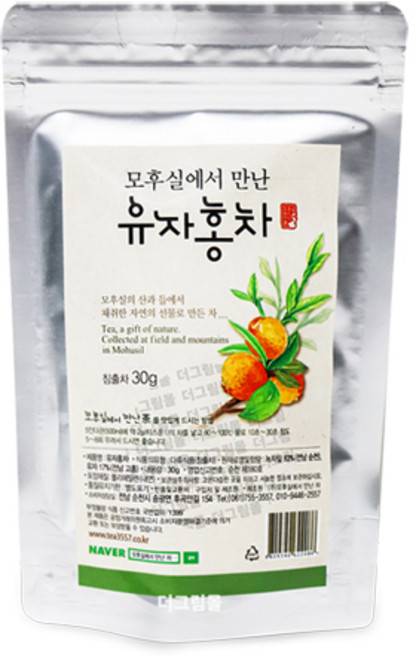 모후실에서 만난 차 유자홍차 국내산 유자홍차30g, 30g, 1개, 1개