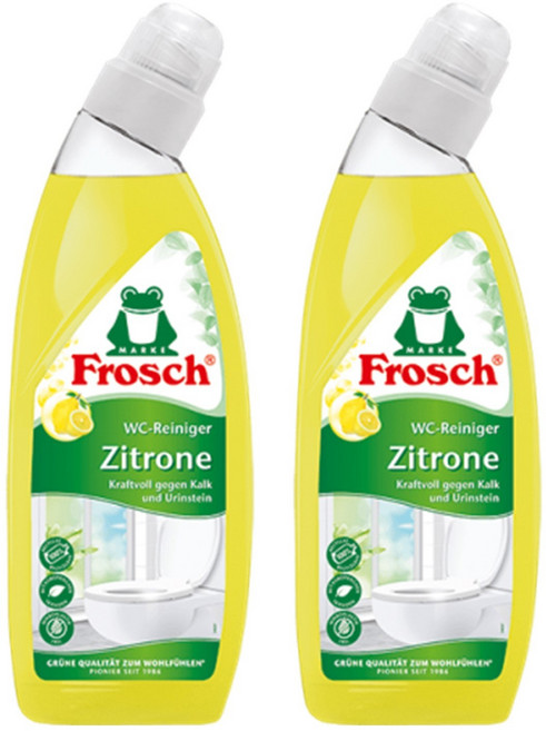 프로쉬 변기세정제 레몬, 750ml, 2개