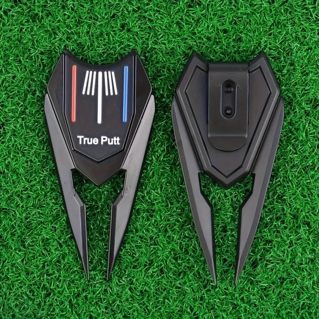골프 디봇툴 그린 보수기 볼마커 클립형, 1개, 모던블랙