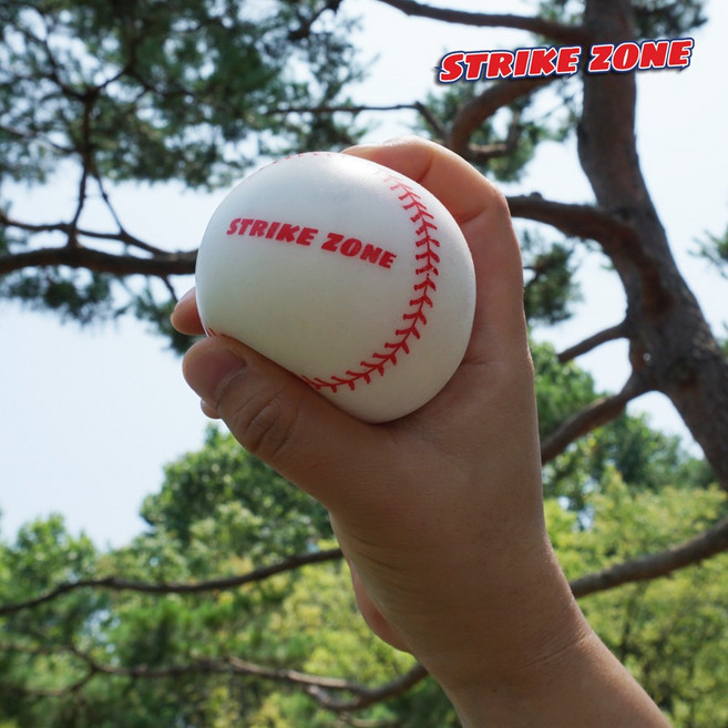 칼라테레비 벽에 붙는 야구공 스트라이크존 2ball 1target 말랑이 찐득볼 쫀득볼 몰랑이 주물럭 젤리볼 끈끈이볼 집콕놀이, 1개