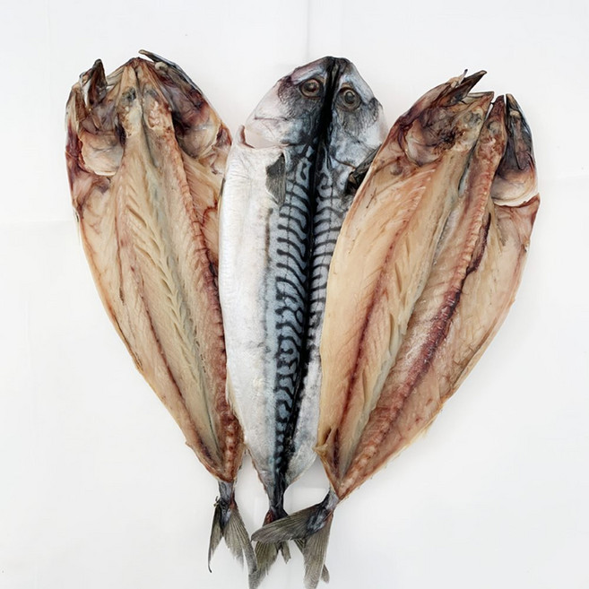 반건조생선 고등어 간 자반 말린 구이 캠핑 노르웨이 고갈비 330g 3개