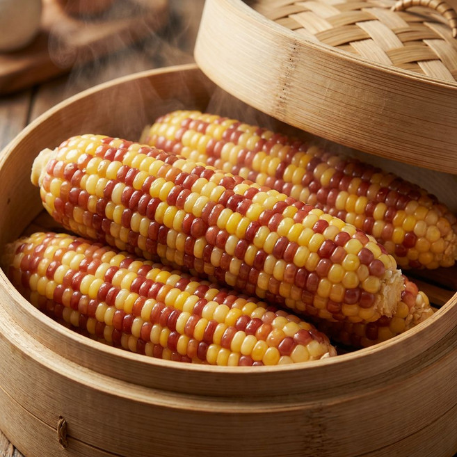 냉동 홍찰옥수수 쫀득 찰옥수수 전자레인지 간식 대용량, 20개, 왕특대