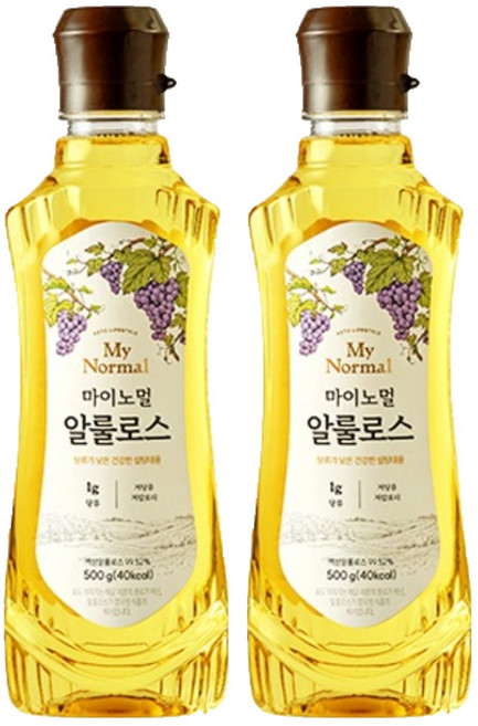 마이노멀 저당 저칼로리 알룰로스, 500g, 2개