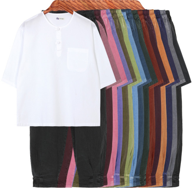 30수 베이직 남자 티바지 한벌