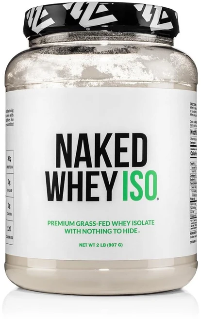 네이키드 유청 분리 단백질 - 2가지 성분 30g 잔디 사료 단백질 무향 변성 변형 없음 GMO 대두 텐 프리 방부제 없음 28인분, Unflavored, 1개 - 쿠팡