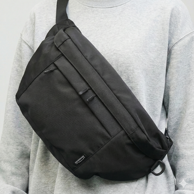 담앤드솜 자이언트 힙색 남녀공용 크로스백
