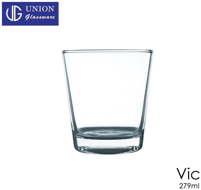 UNION Vic 威士忌杯 279ml 玻璃烈酒杯, 1個