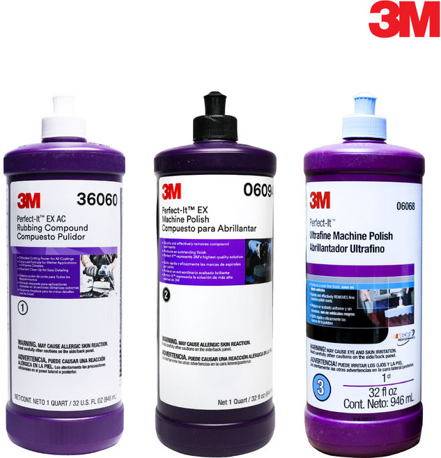 3M 퍼펙트잇 컴파운드 시리즈 개별구매, 1번 EX AC 러빙 컴파운드(PN36060), 1개, 946ml