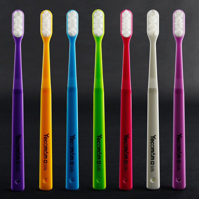 예꼬맘 실크 칫솔 [성인 임산부 실버용], 1개, 1개입