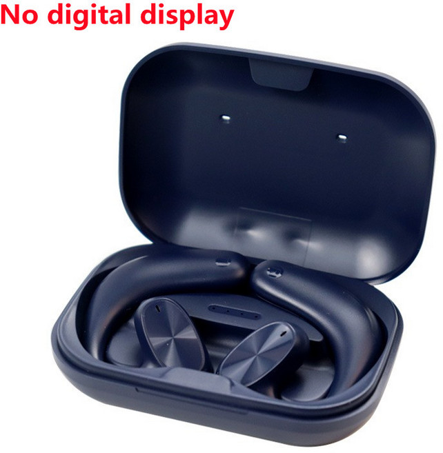 소리증폭기 음성 증폭기 난청보청기 뼈 전도 헤드폰 X6 블루투스 무선 이어 버드 실제 공기 방수 스포츠 운전 이어폰 마이크가있는, Blue X6 headphones, 02 Blue