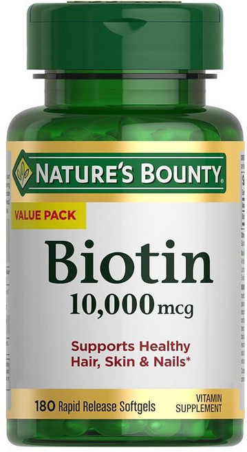 네이쳐스바운티 비오틴 바이오틴 biotin 10000mcg 180정, 1개