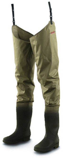 낚시공방 허벅지장화 웨이더부츠 미끄럼방지 낚시 해루질 장화, 250