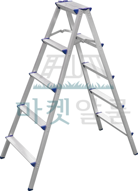 알룸 국산 알루미늄 가정용사다리 일반 5단 안전, 1개