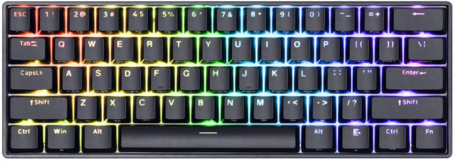 매드캣츠 S T R I K E 6 게이밍 유선 텐키리스 키보드, Black, KS63NMUSBL000-0, 적축