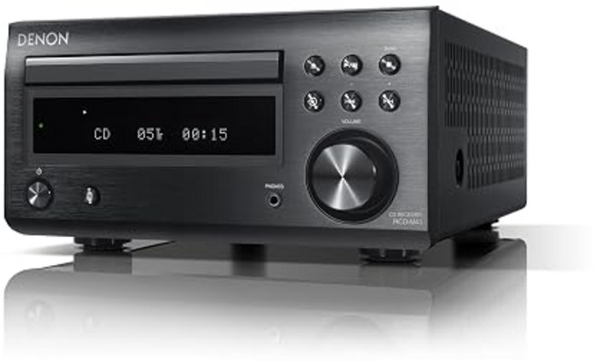 데논 Denon RCD-M41 와이드 FM AM/FM 라디오 튜너 디스크리트 앰프 탑재, 자세한 내용은 참조