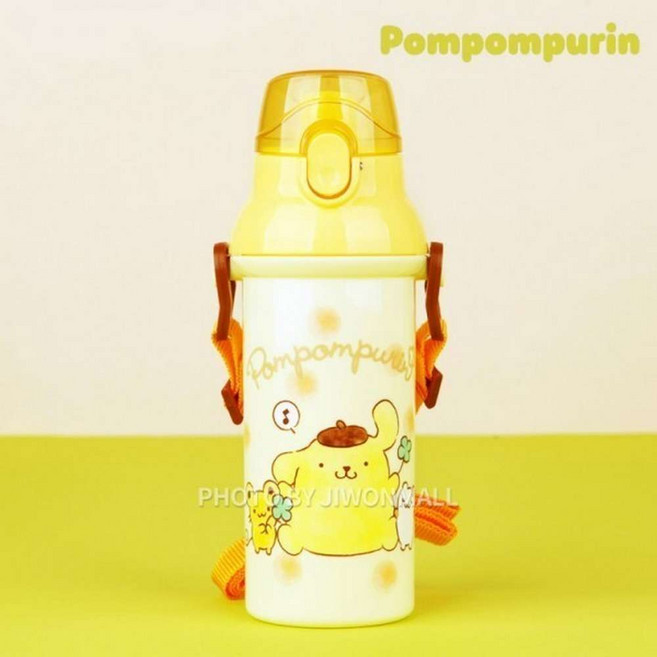 폼폼푸린 앵커 원터치 어깨끈 물통 PP7285