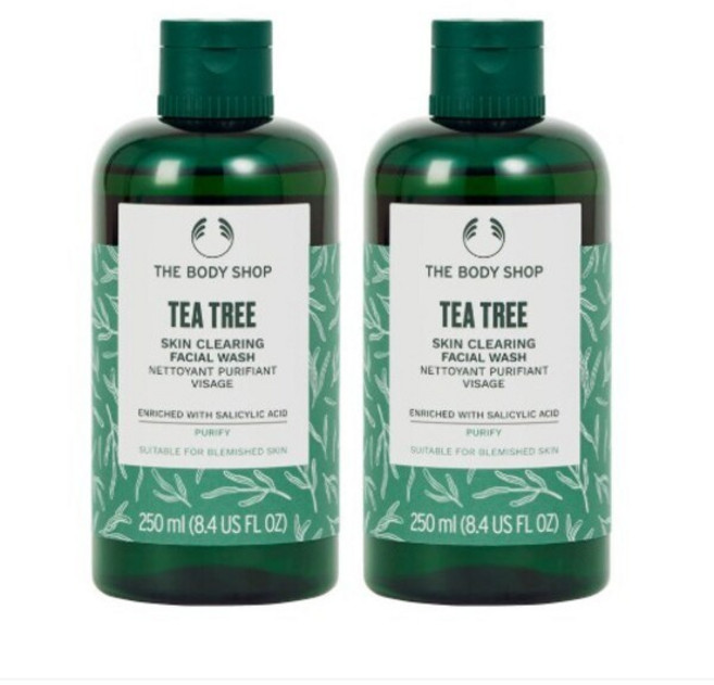 더바디샵 티트리 스킨 클리어링 훼이셜 워시 250ML 1+1 33429, 2개