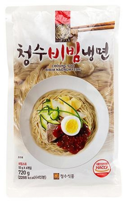 청수식품 비빔냉면, 720g, 5개