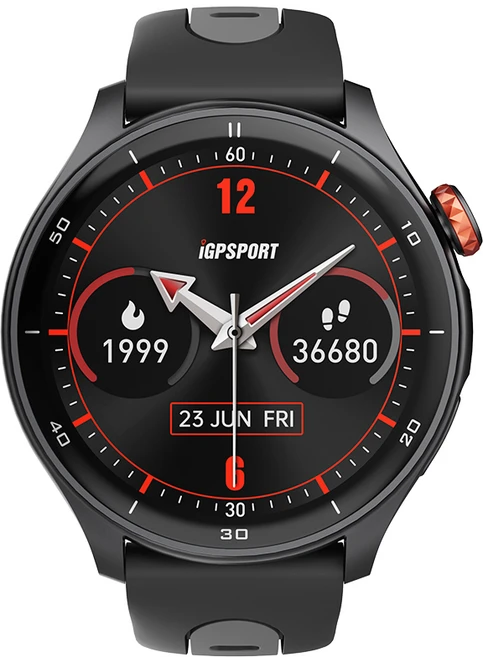 iGPSPORT LW10 스마트 워치 러닝 사이클 수영 스포츠 워치, GPS + 블루투스, 4.63cm, 블랙 - 쿠팡