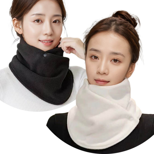 르미다 똑딱 단추 보온 넥워머 2p