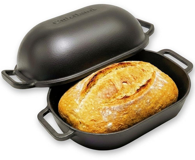 Cuisiland 라지 헤비 듀티 주철 팬, 1개