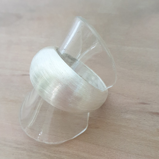 순수한 순은반지 조금 볼록 고마루 칠보 전통공예