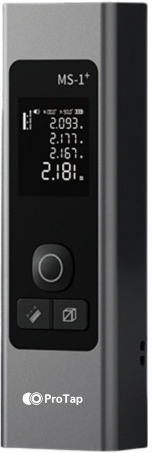 ProTap MS-1+ PLUS 激光測距儀 120米測距 毫米級精度, 1個
