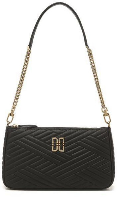 닥스 블랙 칼라일 DD로고 소가죽 숄더백