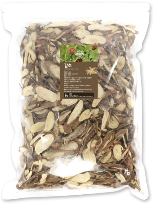 감초(국산) 1kg 건조 말린 건강 한방 약재 차, 감초[국산] 1kg, 1개