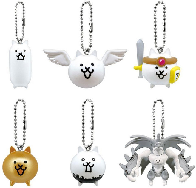 냥코 대전쟁 스윙 컬렉션 01 전 6 종 세트, 일반국제배송(7~8일)