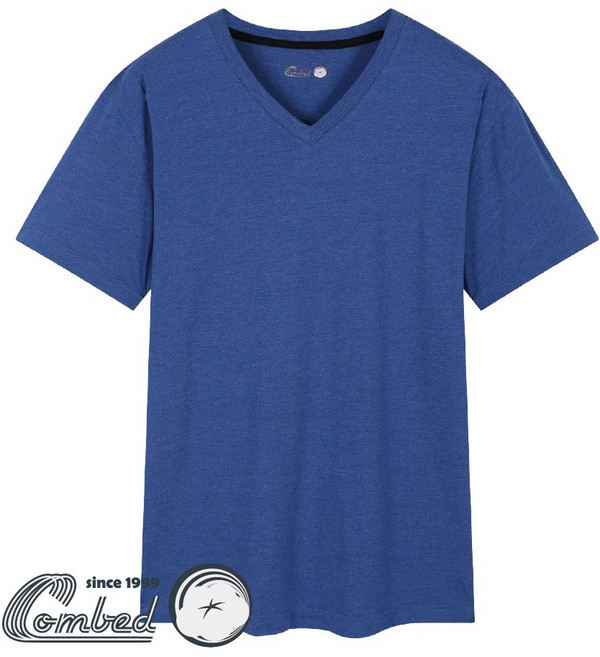 Combed 男款棉質加大T恤 V領圓領任選 舒適透氣速乾不變形