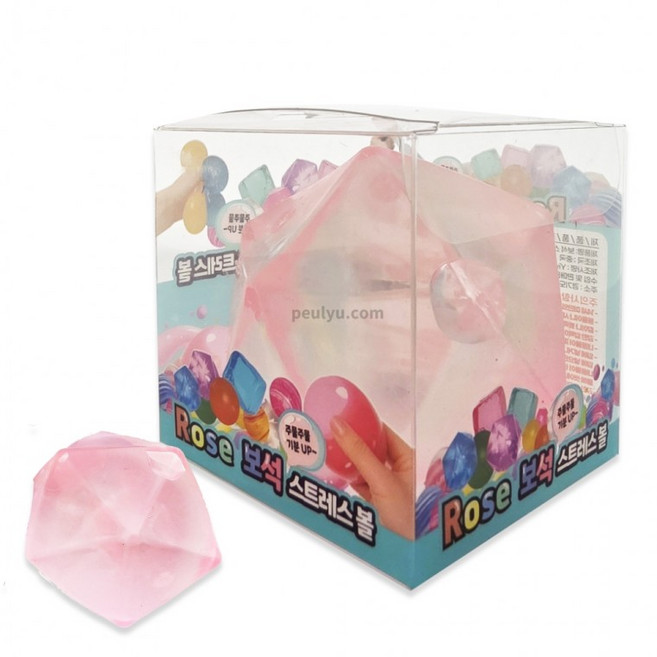 로제 스트레스볼 말랑이 촉감놀이, 1개, 260g, 랜덤