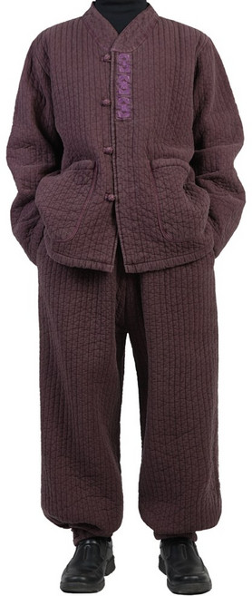 겨울 남자 개량한복 법복 저고리+바지 SET 기모 3가지색상 다동누비세트