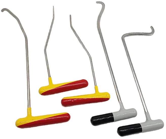 5개 특수 형태 후크 합금강 P D R 크로우바 자동차 덴트 수리 도구, 01 Pdr Crowbar