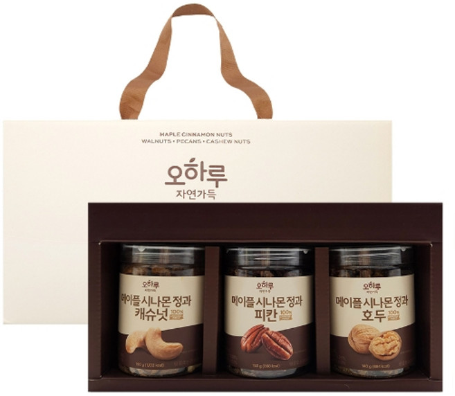 기타 오하루 자연가득 메이플 시나몬 정과 480g /Hb, 1세트