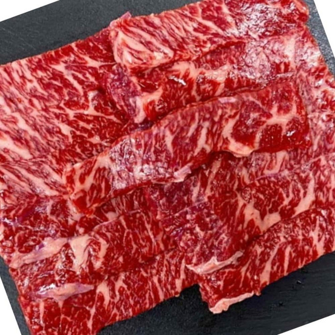 디쓰리포 한우꽃등심 육우 꽃갈비살 200g