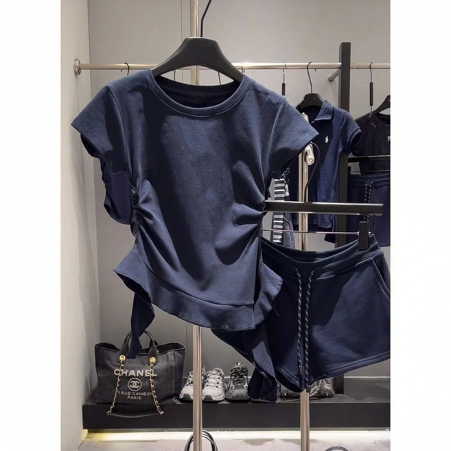 Toruva어린이 여름 운동 반팔 티셔츠 반바지 편안한 핏14세 이상