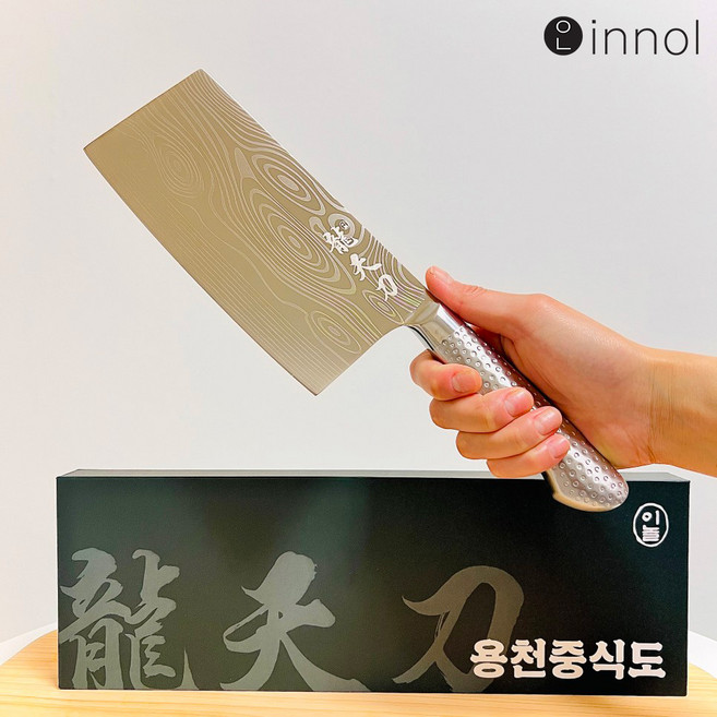 이놀 용천 중식도 업소용, 1개, 스테인레스 스틸