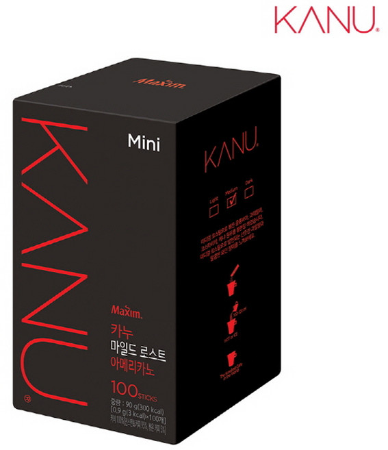 카누 마일드로스트 아메리카노 + 구성품 랜덤발송, 900mg, 100개입, 1박스