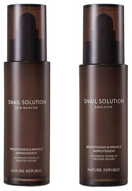 네이처리퍼블릭 스네일 솔루션 스킨 케어 2종 세트, 3세트